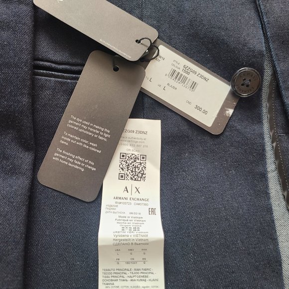 ARMANI EXCHANGE CASUAL BLAZER - Picture 12 of 12